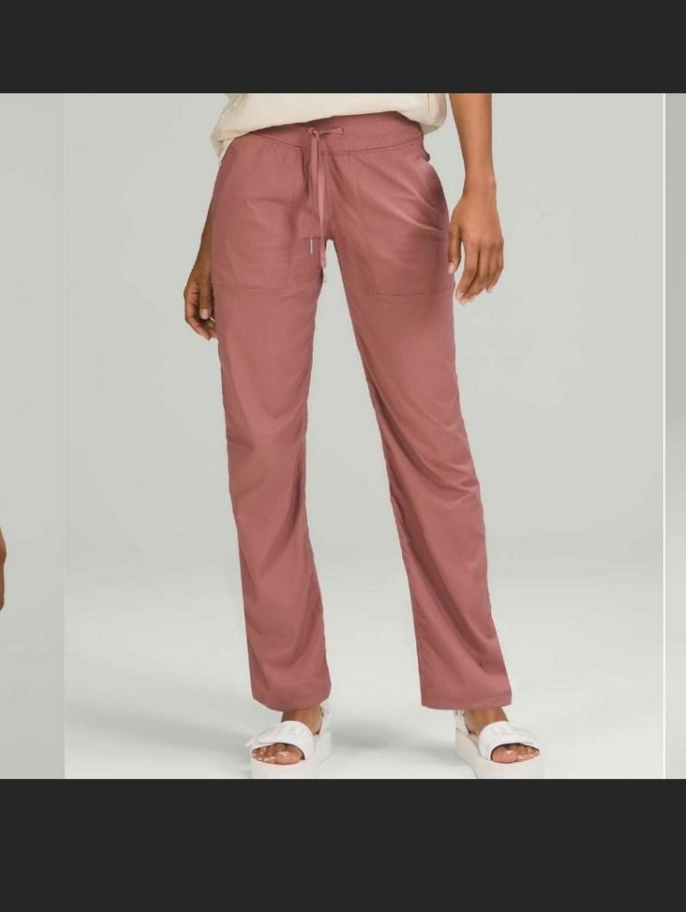 LULULEMON Dance Studio Pants Spiced Chai Purple/Pink Size 10 / Medium - Picture 6 of 8